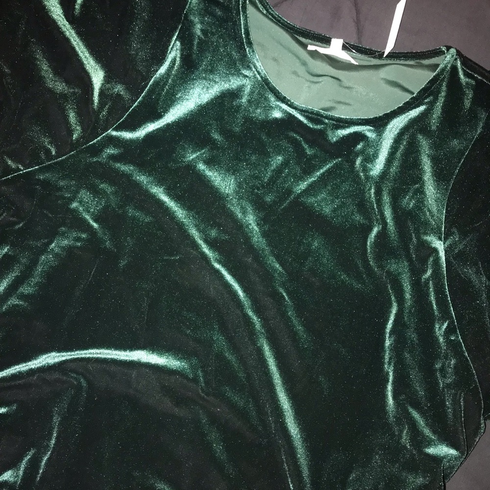 Madewell Velvet Butterfly Top